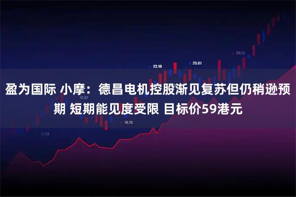 盈为国际 小摩：德昌电机控股渐见复苏但仍稍逊预期 短期能见度受限 目标价59港元